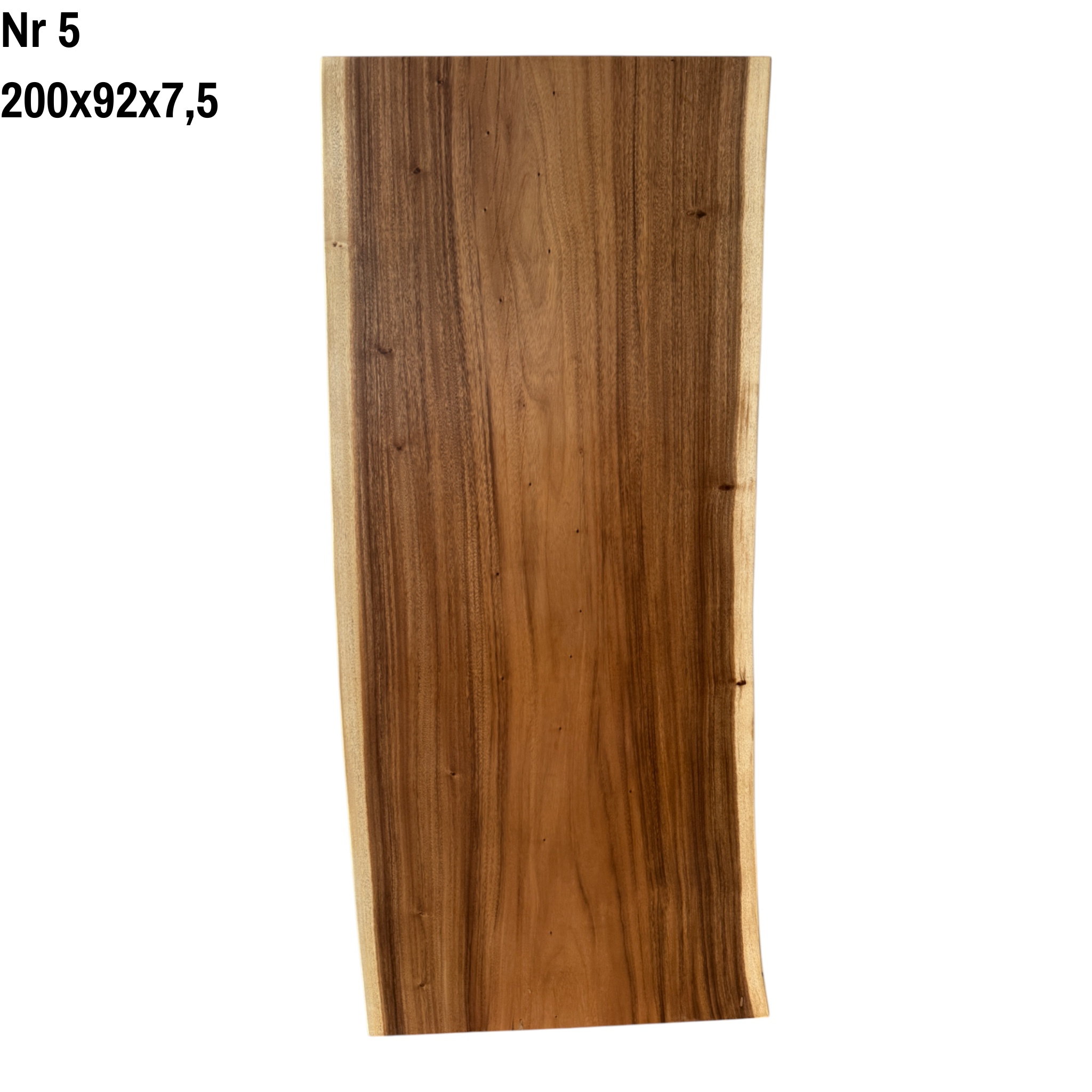 Massivholz Esstisch Natur Baumkante - Holz Tisch Massiv Suarholz Einzelstücke Tischplatte