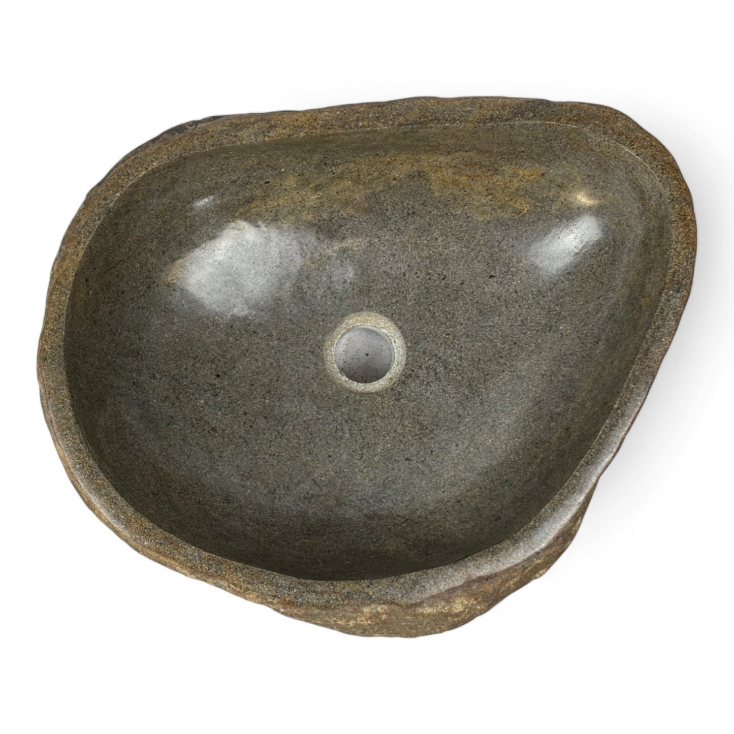 Washbasin made of boulder natural stone countertop washbasin wash bowl solid stone
