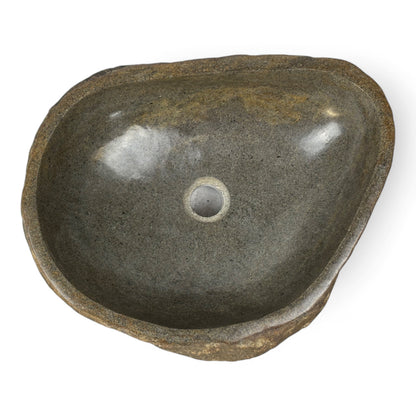 Washbasin made of boulder natural stone countertop washbasin wash bowl solid stone