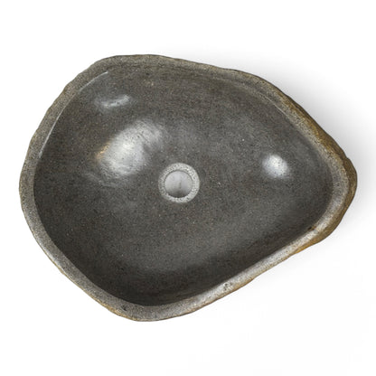 Washbasin made of boulder natural stone countertop washbasin wash bowl solid stone