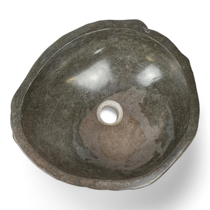 Washbasin made of boulder natural stone countertop washbasin wash bowl solid stone