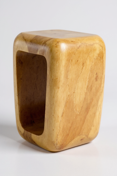 Wooden stool - side table coffee table - handmade stool made of solid suar wood - 50x30x40 cm
