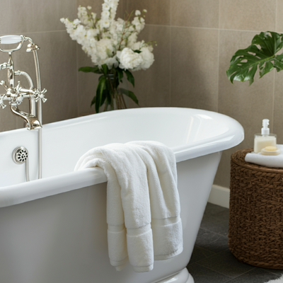 Luxurious Plush Towels - 100% Egyptian Cotton - wonderfully soft - absorbent and durable - various sizes