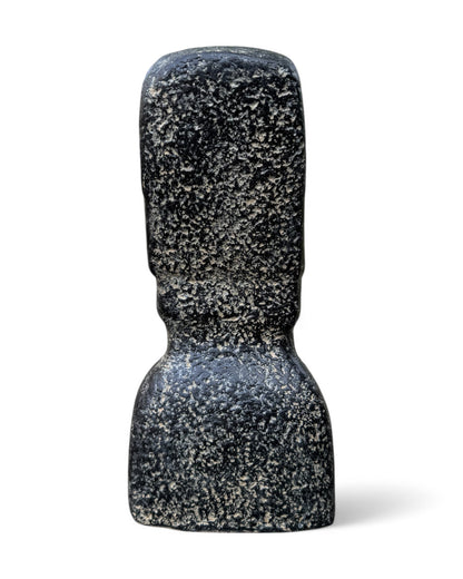 Moai Rapa-Nui statue approx. 40 cm made of lava sand Easter Island figure garden decoration head stone grey