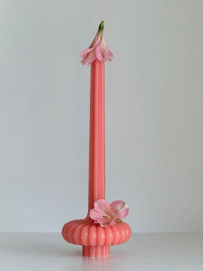 Bougie en cire d’abeille PARIS – Couleurs pastel – Coulée à la main – Pour pièces à vivre et décoration – 2 tailles