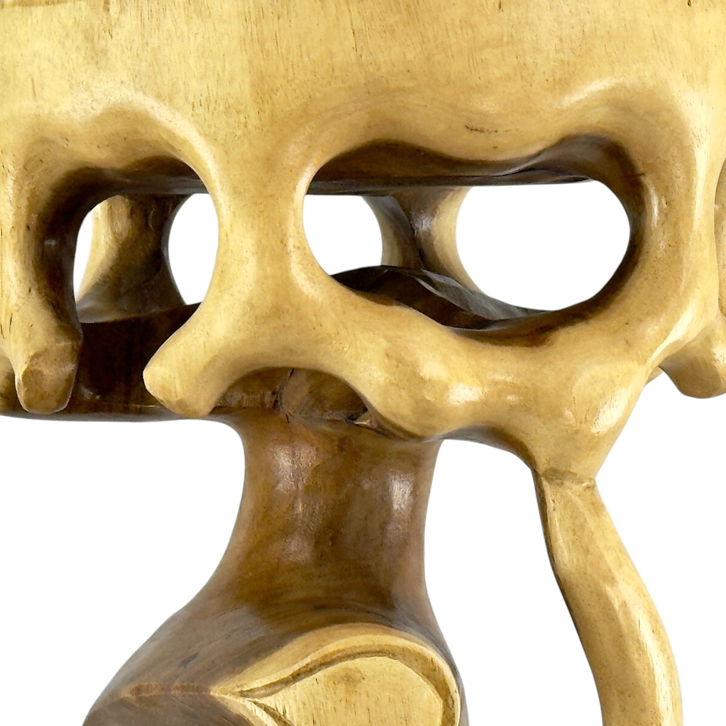 Wooden stool round natural wood stool furniture approx. 40 cm flower stool solid unique side table storage table