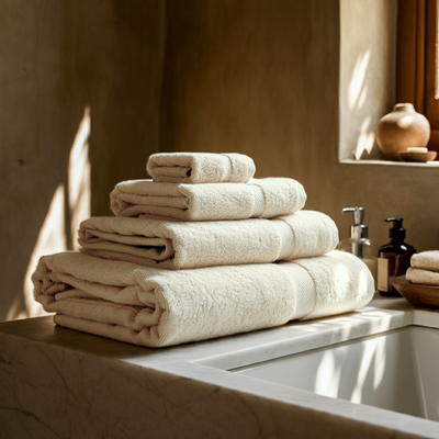 Luxurious Plush Towels - 100% Egyptian Cotton - wonderfully soft - absorbent and durable - various sizes